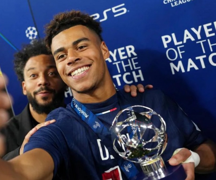 Doué is Man of the Match van Champions League finale 2024/25